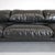 Black Black Leather Maralunga Sofa, 1970s For Sale - Image 8 of 18