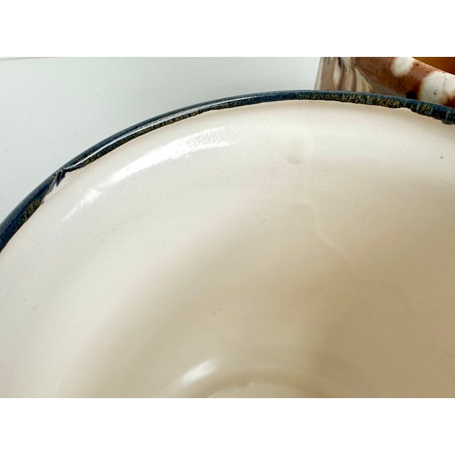 Ceramic Ceramic Plant Pots, Germany, 1980s, Set of 2 For Sale - Image 7 of 14