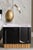 Cara Black and Gold Accent Cabinet For Sale - Image 10 of 10