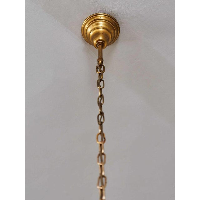Goldenrod Two-Story Chandelier with Crystal Trimmings For Sale - Image 8 of 10