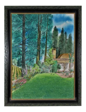 Earl Thollander, Landscape with House, Circa 1980