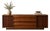 1960s Lane 1st Edition Mid Century Walnut Plinth Base Credenza For Sale