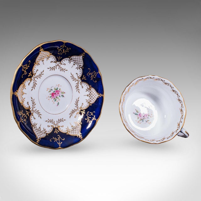 28 Piece Antique 8 Person Afternoon Tea & Tiffin Set, English Ceramic, Victorian For Sale - Image 4 of 12