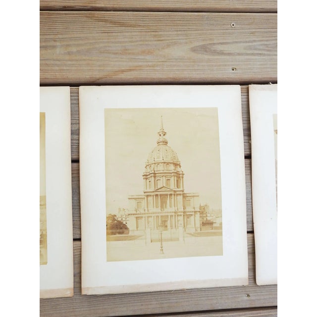 Antique 1880's Frith Photographs Paris Cityscapes - Set of 3 For Sale - Image 4 of 6