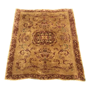 Vintage Hand Knotted Persian Wool Rug