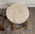 Boho Chic Vintage Rattan and Bentwood Backless Swivel Bar Stools - Pair For Sale - Image 3 of 8