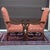 Pair of Thomasville French Country Oversized Fireside Armchairs featuring beautifully carved exposed framework and...