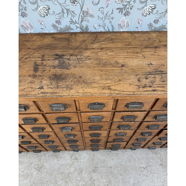 Oak Workshop Cabinet with Drawers, 1920s For Sale - Image 4 of 12