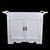 Ming Style White Server in nice as found vintage condition. There are minor imperfections to the NEWLY lacquered finish ....