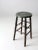 Vintage Painted Wood Stool For Sale - Image 11 of 12