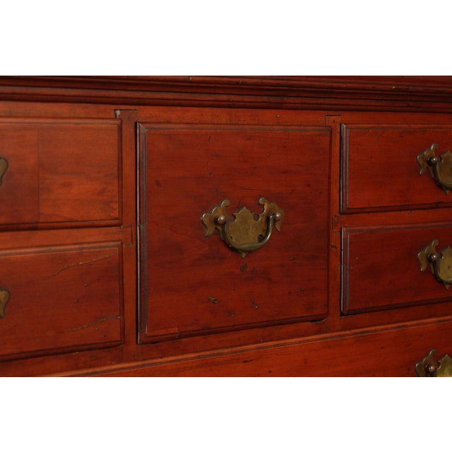 Antique American Chippendale Period Cherry Tall Chest Of Drawers For Sale In Philadelphia - Image 6 of 18