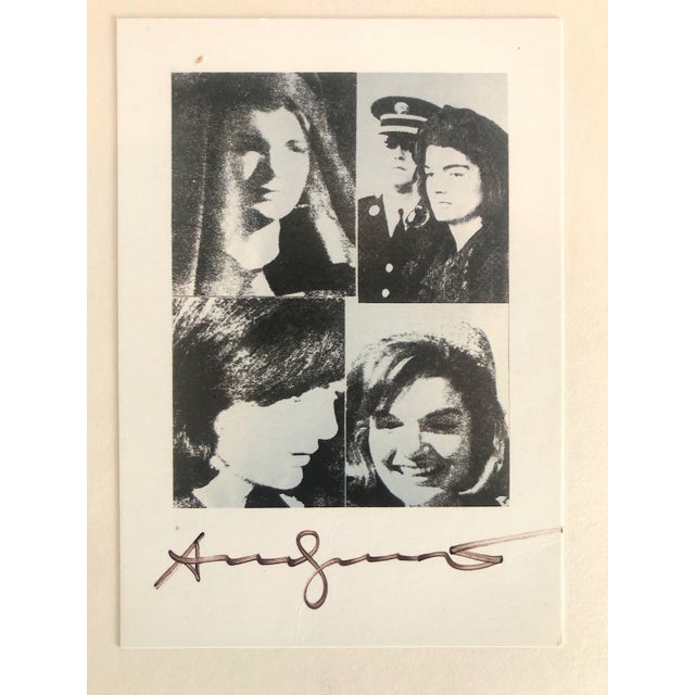 This miniature work reproduces the four-panel grid from the iconic 1965–1966 "Jacqueline Kennedy III"—informally known as...