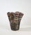 A stunning Murano glass vase, created by master glassmaker Enrico Cammozzo, features a distinctive multicolored "a fili"...