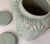 2000 - 2009 Pair of Celadon Jars With Ginko Leaf Motif For Sale - Image 5 of 10