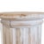 Neoclassical Pair of Neoclassical Fluted Whitewashed Wood Columns For Sale - Image 3 of 16