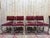 Venetian Louis XV Style Chairs Lacquered Wood with Painted Details and Burgundy Velvet Seats, Set of 8 For Sale - Image 10 of 10