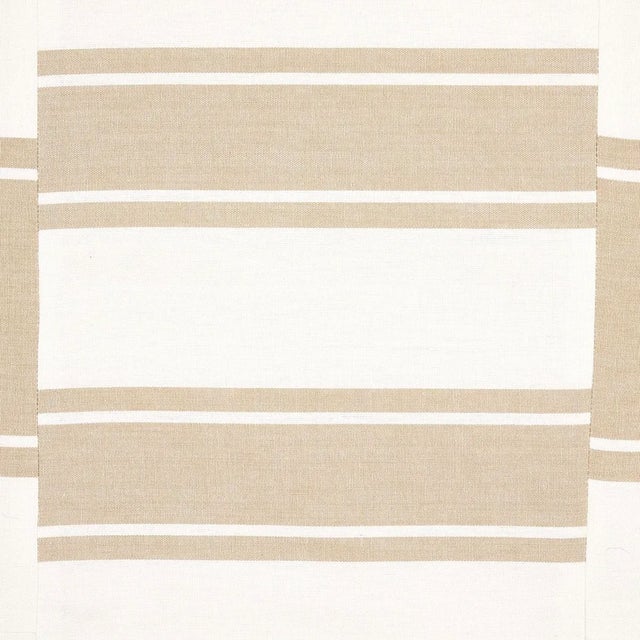 Contemporary Sample - Schumacher Nomad Fabric in Birch For Sale - Image 3 of 6