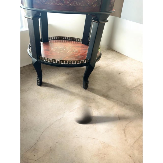 • Width: 22 inches • Depth: 16 inches • Height: 28.5 inches Condition & Key Features • Features: Built with square tapered...