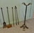 Large French Iron Fire Tool Companions, Set of 4 For Sale - Image 5 of 7