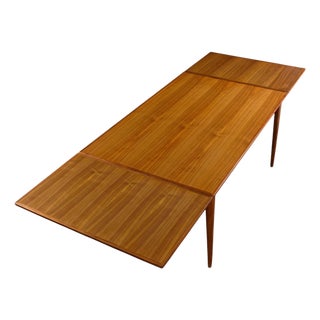 Large Niels Otto Møller Extendable Danish Teak Dining Table for j.l. Møller For Sale