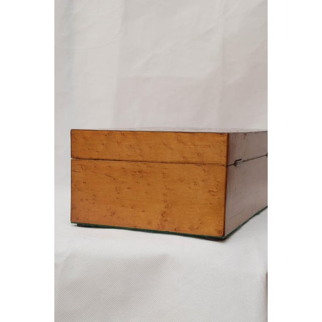 Victorian Birdseye Maple Jewelry Box For Sale - Image 9 of 15