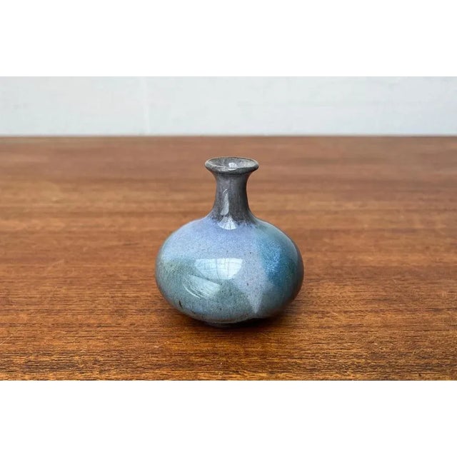 Mid-Century Small German Studio Pottery Vase by Janne Reckert-Cordua, 1960s For Sale - Image 5 of 12