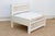 White Carved Moroccan Floral Club Chair For Sale - Image 8 of 9