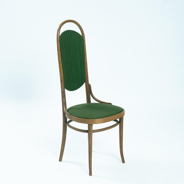 Thonet Like Long John Highback Dining Chairs by Michael Thonet for Thonet, 1970s, Set of 6 For Sale - Image 4 of 18