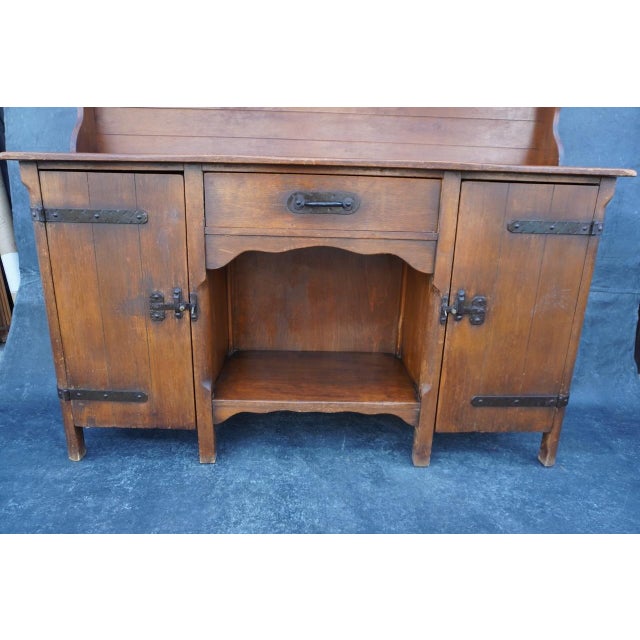 Monterey Furniture 1930s Classic Monterey Sideboard in Smokey Maple For Sale - Image 4 of 10
