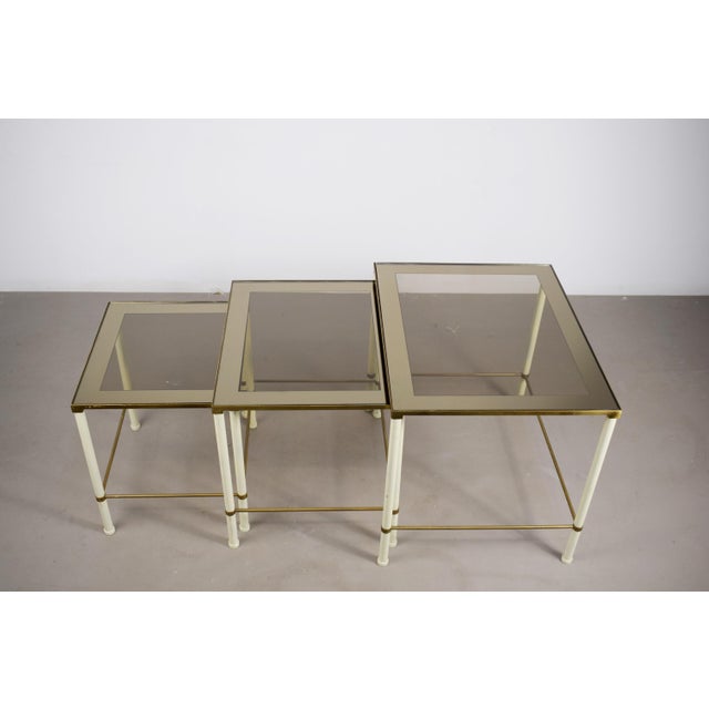 1960s Tri Stackable Tables, Italy, 1960s, Set of 3 For Sale - Image 5 of 16