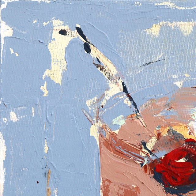 Cherry on Top - Original Contemporary Cocktail Still Life Acrylic Painting on Canvas by Kellie Newsome For Sale - Image 4 of 9