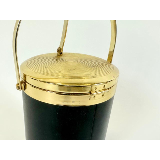 Mid-Century Modern Brass Ice Bucket by George Briard for Culver, 1960s For Sale - Image 4 of 11