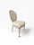 Vintage French Louis XVI Style Carved Wood Side Chair With Original Painted Finish For Sale In Boston - Image 6 of 12