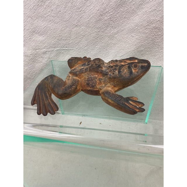 American Virginia Metal Crafters Iron Frog For Sale - Image 3 of 8