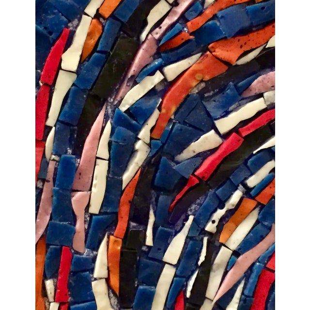 Artwork sold in perfect condition Multiple mosaic mounted on fiberglass. specimen N / 50. Signed and numbered by the...