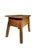 Wooden milking stool, featuring a solid structure and a natural finish that highlights its grain. It can be used as a...