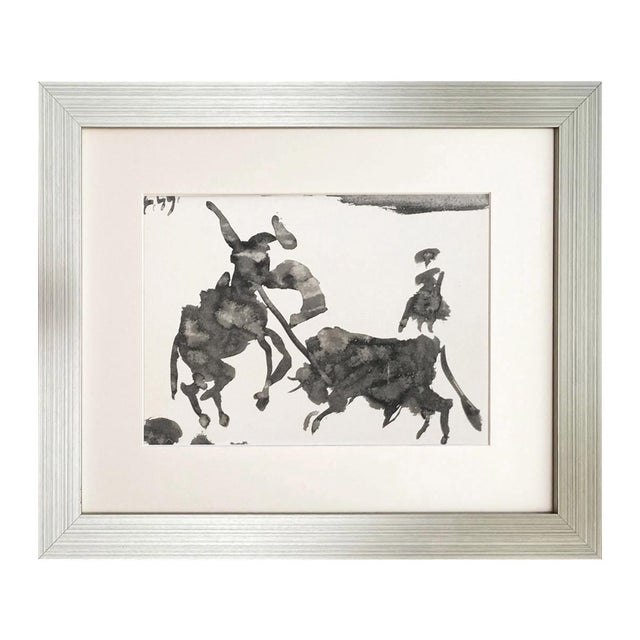 Artist: Pablo Picasso Country: Spain Title: Toros y Toreros 11 dated 3-4-59 Medium: Bichromie Marks: Not signed, not...