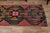1970s Vintage Handmade Wool Cotton Red Runner Rug For Sale - Image 9 of 11