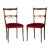 Set of Mid-Century Lacquered Walnut Side Chairs by Melchiorre Bega For Sale - Image 4 of 4