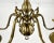 Metal Large Vintage Chandelier in Gilt Bronze by Deknudt Belgium, 1970s For Sale - Image 7 of 10