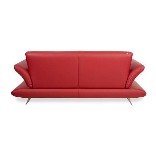 Three-Seater Sofa in Red Leather from Koinor Rossini For Sale - Image 13 of 15