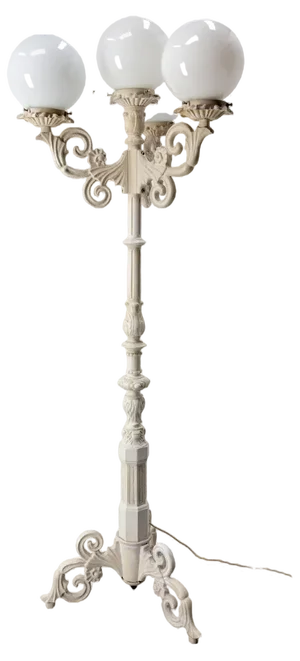 Aluminum Fusion Floor Lamp, French, 1970s