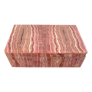Vintage Rhodochrosite Box For Sale