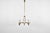 Mid-Century Murano Glass and Brass Chandelier from Barovier & Toso, Italy, 1940s For Sale - Image 4 of 18