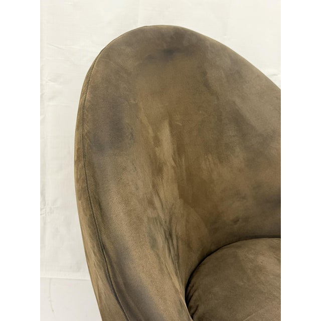 Vintage Pair Milo Baughman for Thayer Coggin Swivel Egg Lounge Chairs, Usa 1960s For Sale - Image 16 of 18