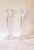 Vintage Art Deco Arched Glass Candlesticks - a Pair For Sale - Image 4 of 4