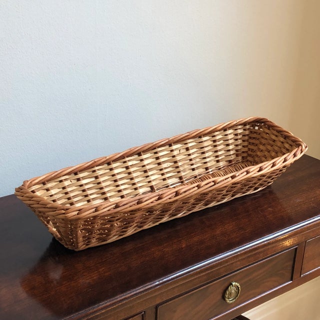 Mid 20th Century Vintage French Baguette Bread Basket For Sale - Image 5 of 12