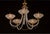 Art Deco Vintage Murano-Style Glass Five-Light Chandelier For Sale - Image 3 of 7