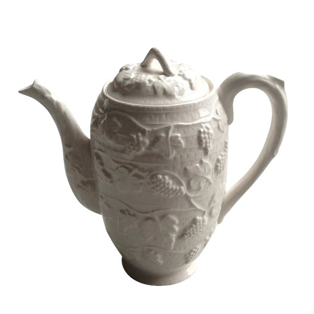 White Ceramic Tea/Coffee Pot Kettle For Sale