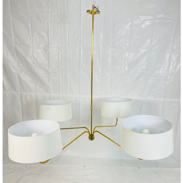 2020s Contemporary Visual Comfort Thomas O’Brien “Canto Grande” 4-Arm Chandelier For Sale - Image 5 of 17